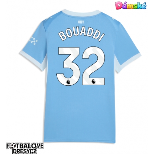 Manchester City Ayyoub Bouaddi #32 Dámské Domácí Dres 2026-27 Krátký Rukáv Manchester City Ayyoub Bouaddi #32 Dámské Domácí Dres 2026-27 Krátký Rukáv